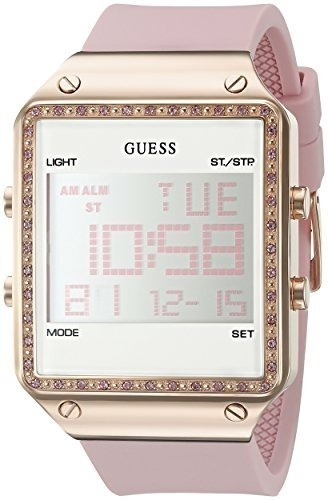 Reloj De Silicona Digital Guess Para Mujer