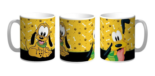 Taza De Cerámica Pluto Disney Personalizada #01