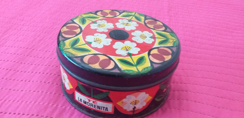 Antigua Lata De Té La Morenita Excelente Estado