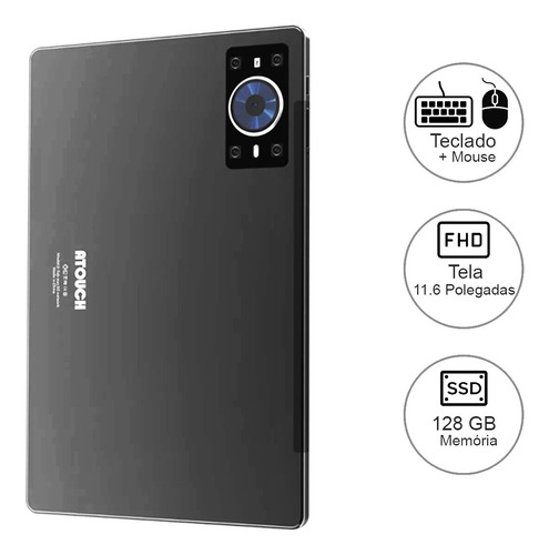 Tablet Estudos 11.6 Polegadas 128 Gb + Mouse Capa E Teclado