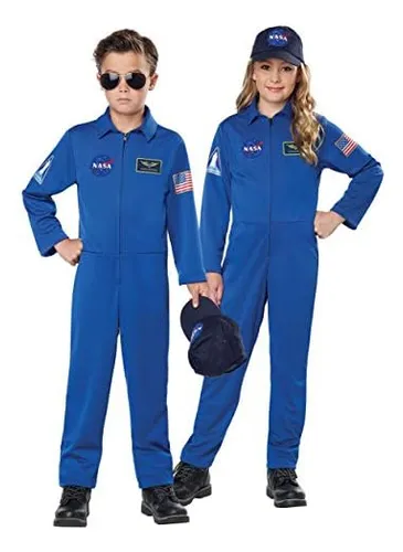 Disfraz De Mono Azul Para Niños Nasa Xl