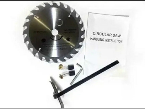 Imagen 4 de 4 de Sierra Circular Electrica X-force 1350w