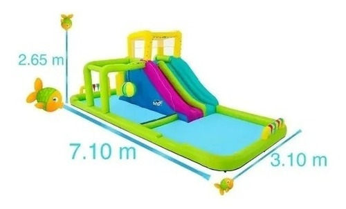 Inflable Acuatico Tobogan Splash And Slide