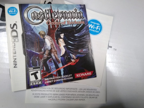 Castlevania Order Of Ecclesia Nintendo Ds (Usado)