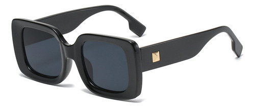 Nuevas Gafas De Sol Retro Cuadradas Con Montura Grande Para
