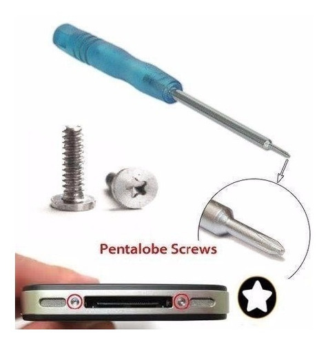 Destornillador Pentalobe iPhone Todos 3 3gs 4 4s 5 5s 5c New