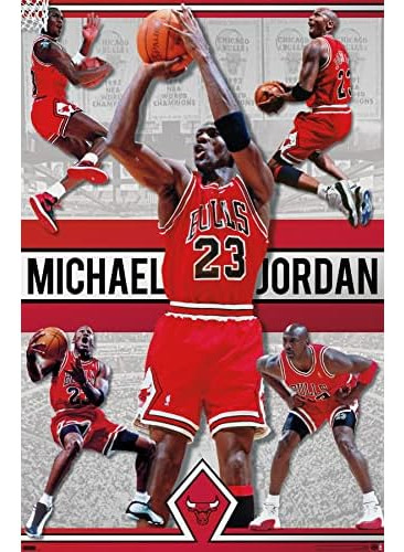 Michael Jordan - Collage Wall Poster, 22.375  X 34 , Pr...