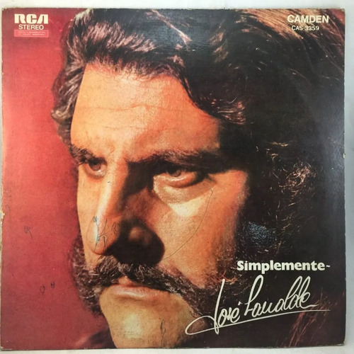 José Larralde Simplemente Allí Donde Alcé Mi Rabia  Lpvinilo