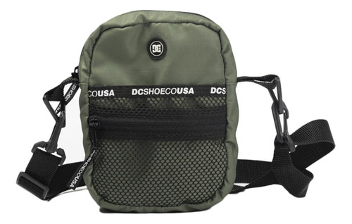 Shoulder Bag Dc Shoes Starcher 5 Sm24 Verde Escuro/preto Cor Preto Tamanho Único