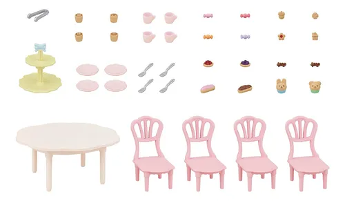 Set De Fiesta Calico Critters Sweets De Dollhouse Accessorie