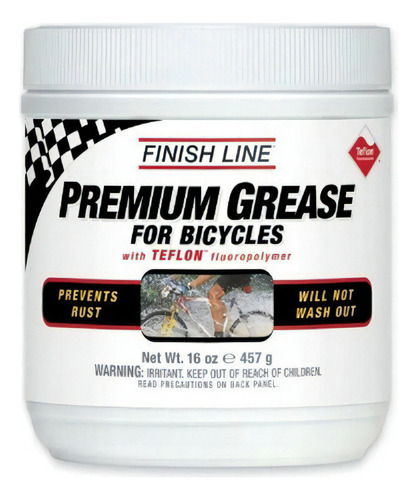 Grasa para bicicleta Finish Line Premium, 450 gramos
