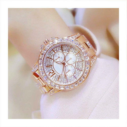 Elegante Reloj De Pulsera Con Pedrería Para Mujer, Regalo