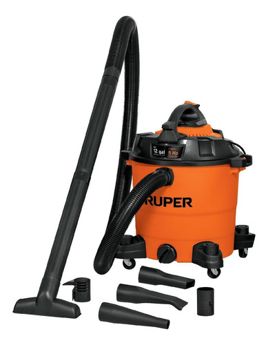 Imagen 1 de 1 de Aspiradora Truper ASPI-12 45L naranja y negra 120V