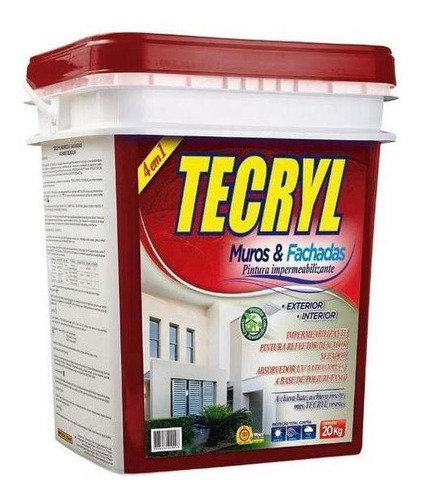 Impermeabilizante Muros E Fachadas 20kg Areia Tecryl