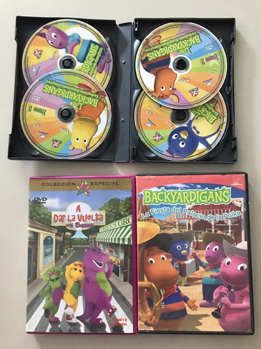 Peliculas Backyardigans Dvd Box Set De 4 + 2 Bonus Dvd