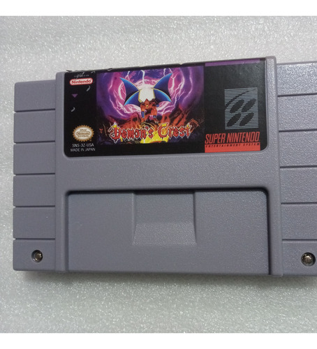 Demon's Crest Snes Conocido Como Demon's Blazon Nintendo (Usado)