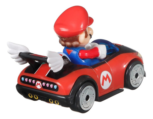 Juguete Fundido A Presión Hot Wheels Mariokart Mario Wild Wi