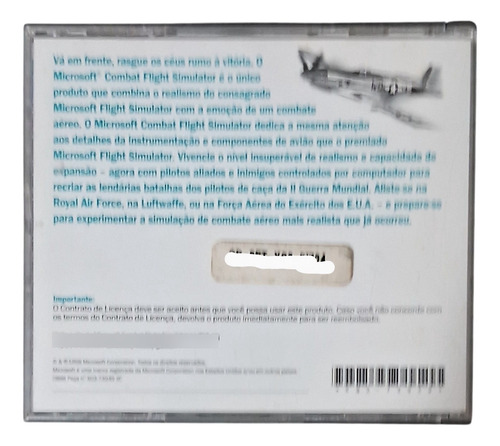 Microsoft Combat Flight Simulator - Pc Cd-rom (Usado)