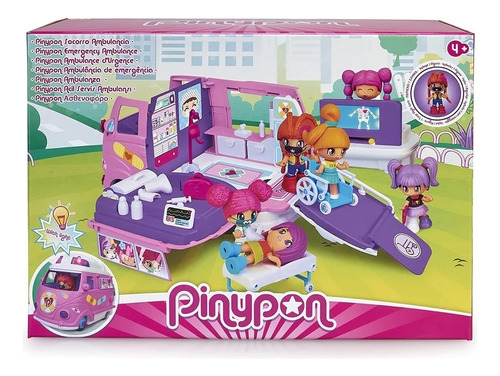 Ambulancia Pinypon Socorro Luz Sonido Toy New 16790 Bigshop