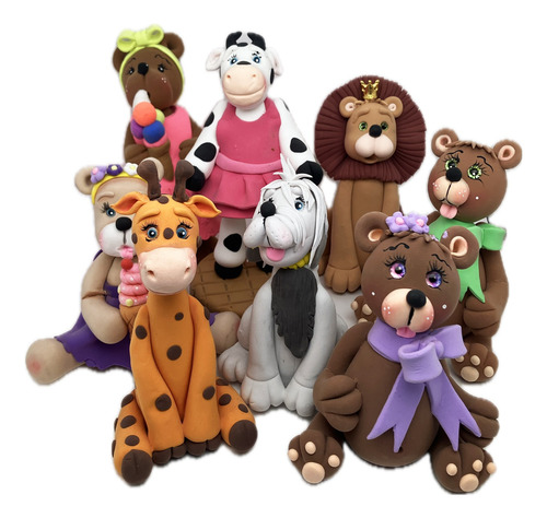 Osita Rosada De Goma Eva 3d Figura Decoratva