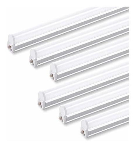 Paquete De 6 Barrina Led T5 Luminaria Integrada 4ft 2200lm 4