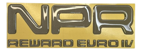 Emblema Chrevrolet Npr Reward Euro Iv  Resina  Pequeño