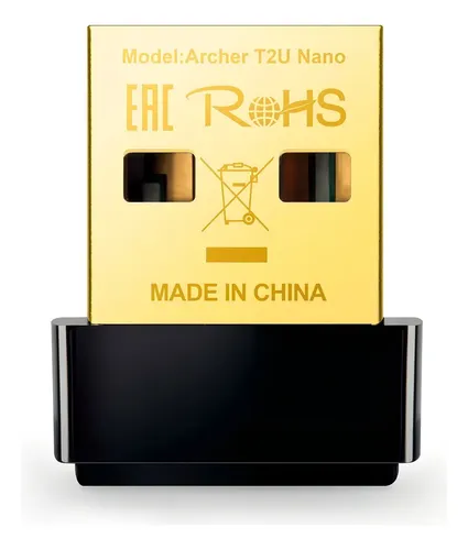 Adaptador TP-Link Archer T2U Nano Wi-Fi AC600 Placa de Rede USB Dual Band