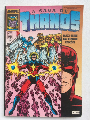 Hq - A Saga De Thanos - Completa - Ed. Abril 1992/1993 (Usado)