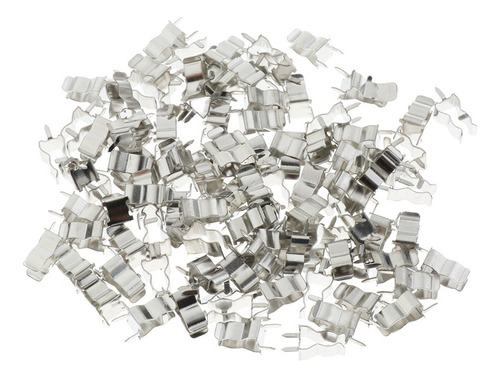 100 Unids 5x20mm Fusible Porta Clips Fusible Clamp Aleación