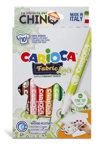 Marcadores Plumones Punta Pincel Super Brush Carioca 10 Col