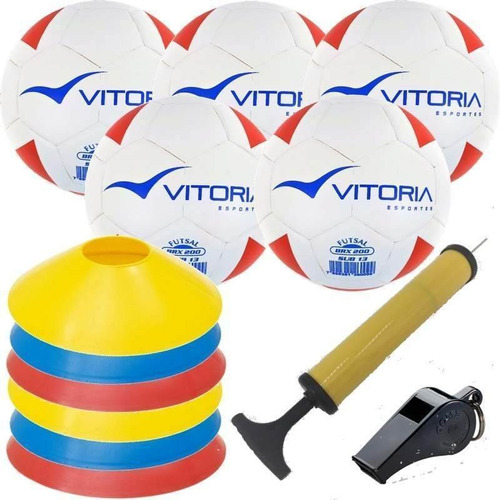 Kit Escolinha Sub 13 Bola Futsal Max 200 + Acessórios Oferta