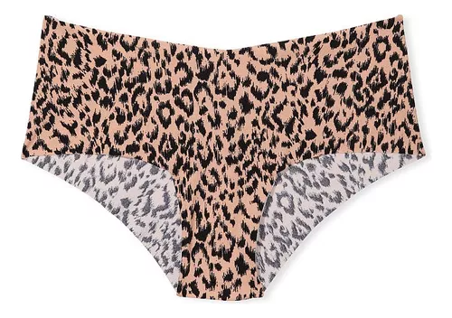 Calcinha Victorias Secret Sem Costura Cheeky Panty Leopard
