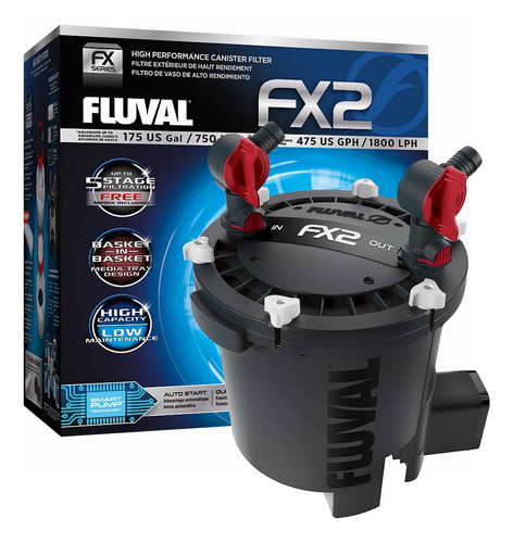 Filtro Canister Fluval Fx2 Para Acuarios Hasta 750  Ltrs.