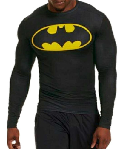 Conjunto Calça E Camisa Térmica Batman Proteção Solar Uv