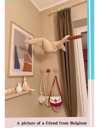 2025 Cisne Arte Colgante Oranment, Niños Niña Cisne Peluche