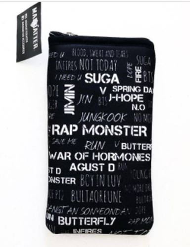 Funda Para Celular Kpop Bts Portacelular Rap Monster