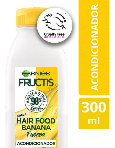 Acondicionador Garnier Fructis Hair Food Banana 300ml