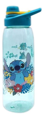 Botella De Agua De Tritan Disney Lilo Y Stitch Tropical...