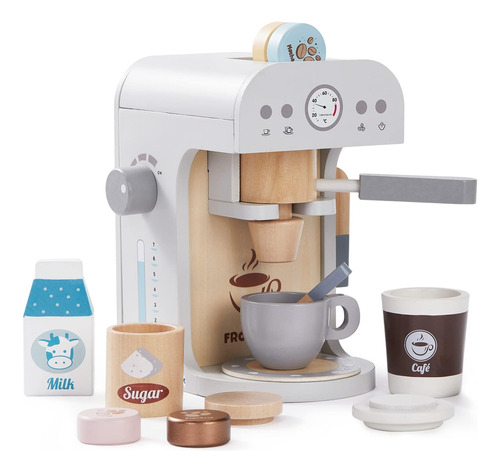 Frogprin Kids Coffee Maker Playset-juguetes De Cocina De Mad