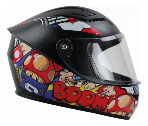 Casco Infantil Integral Ghira Gh1300 Kids Mushroom Boom