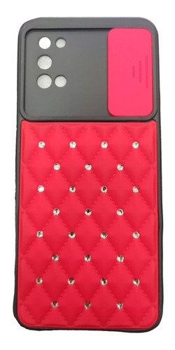 Case Cubre Cámara Con Brillo Para Galaxy A02s/ A03s