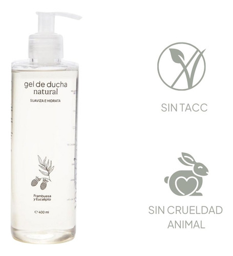 Gel De Ducha Natural Suaviza Sin Tacc 400ml- Vegaplay