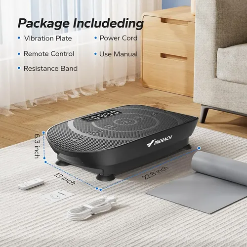 Merach Vibration Plate Exercise Machine, Whole Body Workout