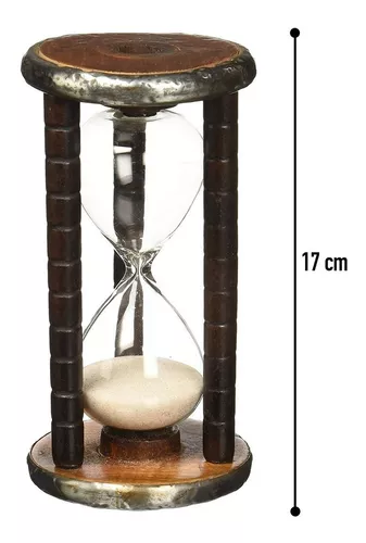 Reloj de arena de bobina antiguo de 30 minutos Reloj de arena