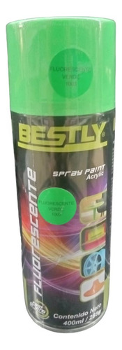 Pintura Acrilica Spray Bestly Verde Fluorescente 