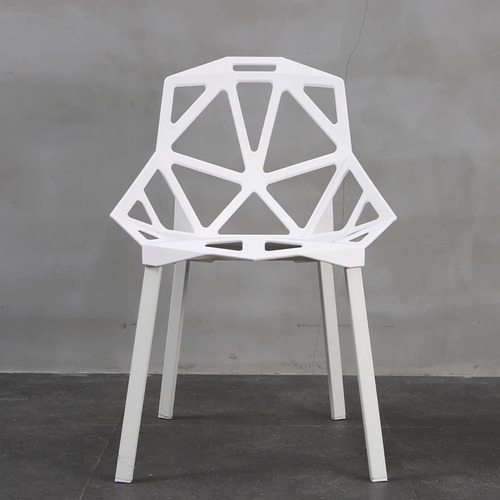 Silla Policarbonato Diseño Unico Triángulos Moderno Calidad