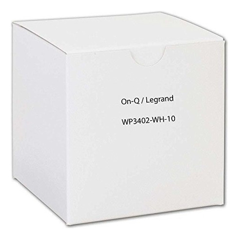 Onq Wp3402wh10 2 Port Contratista Single Gang Wall Plate 10