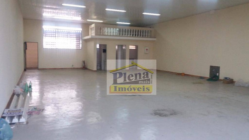 Salão Comercial Para Locação Com 280 M² - Vila Valle - Sumaré/sp - Sl0558
