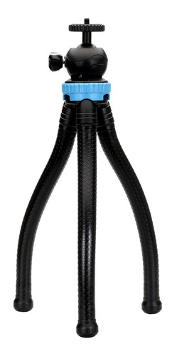 Imagen 1 de 7 de Tripié Flexible Con Montura Para Smartphone 620-grippod-bl