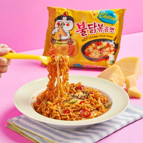 Samyang Ramen Coreano Sabor Queso Caja Con 20 Piezas